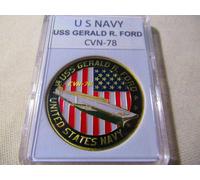 US Blu Navy - Uss Gerald R. Ford CVN-78 Moneta di Sfida