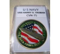 US Blu Navy Uss Harry S.Truman CVN-75 Moneta di Sfida