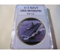 US Blu Navy - Uss Intrepid CV-11 Moneta di Sfida