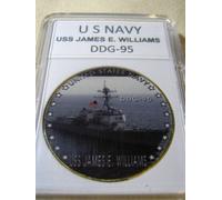 US Blu Navy - Uss James E.Williams (DDG-95) Moneta di Sfida