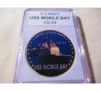 US Blu Navy - Uss Mobile Bay / CG-53 Moneta di Sfida