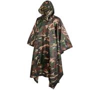 US Bw Poncho Pioggia Molti Colori Forze Armate Army Umidità Tinta Unita Mimetico