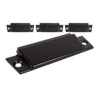 US Cargo Control Tappi terminali per binari orizzontali E-Track (confezione da 4), tappi di protezione in plastica nera resistente per binari di fissaggio per rimorchi chiusi e furgoni cargo