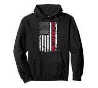 US Citizen EST 2025 Proud New American US Citizenship Flag Felpa con Cappuccio
