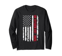 US Citizen EST 2025 Proud New American US Citizenship Flag Maglia a Manica