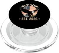 US Citizen Est. 2026 Bandiera americana Bald Eagle Immigrazione PopSockets PopGrip per MagSafe
