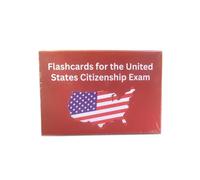 US Civics Test Study Aid Citizenship Exam Cards US Citizenship Test Guida allo studio con risposte dettagliate Materiali per la società e la cultura