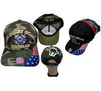 US Coast Protezione Veterano Patriottici USA Ricamato Cappello (Mimetico Bosco)