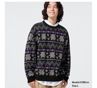 US Duty Free Gengar Sweater Pokemon × GU Graphic Hoodie Scarlet viola panno