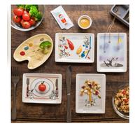 US Duty Free Set Completo Pokemon EIEVUI & Colorful E Prize Art Plate Giappone