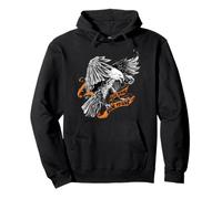 US Eagle, Motociclista, Live per Cavalcare, Vivere Felpa con Cappuccio