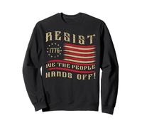 US Flag Resist We the People American 4th luglio patriottico Felpa