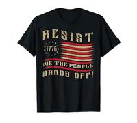 US Flag Resist We the People American 4th luglio patriottico Maglietta