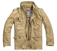 US Giacca Militare M65 con Fodera Cachi Beige S-7XL Army Esterno Parka Sabbia