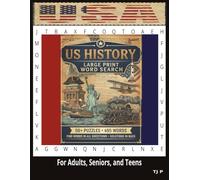 US History Word Search Puzzle Book: Large Print US History Word Search Puzzle Book, for adults, seniors and teens