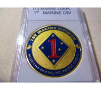 US Marine Corps - 1st Marino Divisione Moneta di Sfida