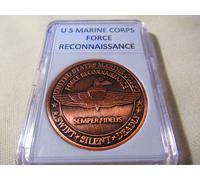 US Marine Corps Force Ricognizione ( Rame Versione) Moneta di Sfida