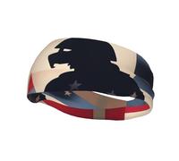 US Military Soldiers Patriotic Memorial Day Print Sports Sweatband elastico traspirante e traspirante fascia per la corsa