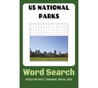 US National Parks: Easy to Read Print | 6 x 9 inches, 144 pages | 70+ puzzles - Gift for Vacations, Holidays, and Relaxing Times