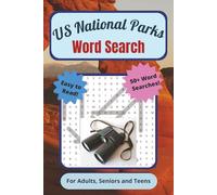 US National Parks Word Search: For Adults, Seniors, and Teens| Easy to Read, 50+ US National Parks Themed Word Searches Including Names, Natural ... for Vacations, Holidays and Leisure Times