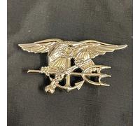 US Navy Seal Team Metallo Argento Trident Giropetto Uniforme Speciale Operations