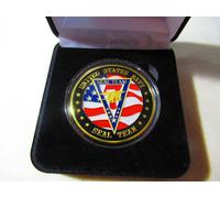 US Navy Seal Team Seven Moneta di Sfida W/Presentazione Scatola