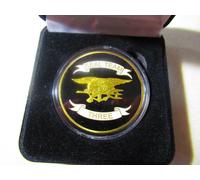 US Navy Seal Team Tre Moneta di Sfida W/Presentazione Scatola