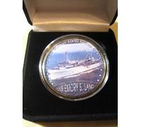 US Navy - Uss Emory Caffé S Terra / AS-39 Moneta di Sfida W/Presentazione
