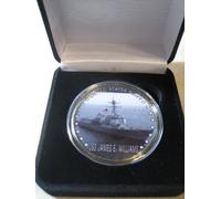US Navy - Uss James E.Williams (DDG-95) Moneta di Sfida W/Presentazione Scatola