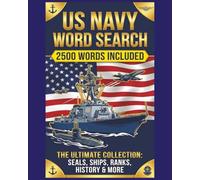 US Navy Word Finder: Ultimate Navy word search book 2500 words