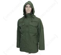 US Oliva M65 Field Jacket - Impermeabile Prova Di Vento Inverno Trilaminato