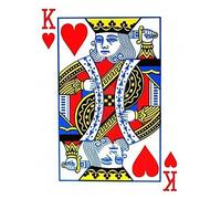 US Playing Card Company Mazzo di Carte Tutte Uguali Dorso Blu (5 di Cuori)