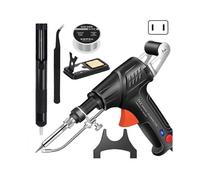 (US plug,Black)Internally Heated Industrial Laser Welding Tools, Multi-Function Soldering Iron Soldering Gun Set, Automatic Corded Solder Iron