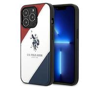 US Polo USHCP14XPSO3 - Custodia per iPhone 14 Pro Max 6,7", colore: Bianco/Bianco