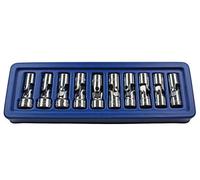 US Pro 10 Pezzi, 3/8" Universale, Flessibile Set di chiavi a dussola da 10 mm a 19 mm, UJ B1693