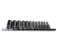 US Pro 12pc 1cm Profondo SAE Af Imperial Prese 6 Punto Esagonale Su Ferroviario