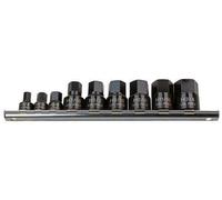 US Pro 9pc 1/4'' -1.9cm Stubby Impact SAE Bussola Punta Esagonale Set Af Allen