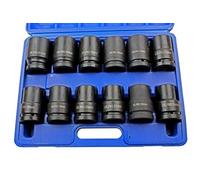 US Pro B2096 - Set di chiavi a bussola esagonali, 12 pezzi, 1"