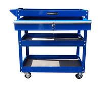 US PRO Carrello portautensili per postazione di lavoro, armadietto portautensili blu con cassetto bloccabile con cuscinetti a