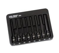 US PRO Industrial Set di bussole Torx a stella extra lunga da 3/8" DR T25 - T60 3654
