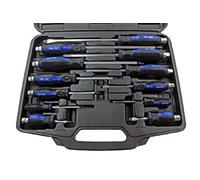 US Pro Philips B1610 - Set di cacciaviti a taglio, 12 pezzi