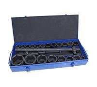 US PRO Set di 26 chiavi a bussola con cricchetto, 3/4" e 1" Dr 21-65 mm 3735