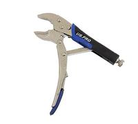 US PRO Tools 1848 - Pinza di bloccaggio a ganascia curva con impugnatura morbida, 10 pollici