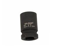 US PRO Tools 3819 - Bussola a percussione da 17 mm, attacco da 1/2", 6 punti, singola esagonale