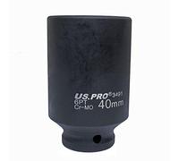 US PRO Tools - Chiave a bussola per dadi del mozzo profondo da 40 mm, 6 punti, per cambio marcia ecc. 3491