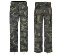 Mil-Tec US Ranger, pantaloni cargo XS male Woodland