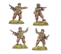 US Rangers Plotone Commanders - Miniature in scala 28 mm per Bolt Action miniature altamente dettagliate della seconda guerra mondiale per giochi di guerra da tavolo
