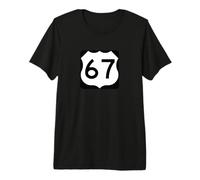 US Route 67 Segno Maglietta Premium