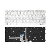 US RU/Russo Tastiera Del Computer Portatile con Retroilluminazione per XIAOMI per MI air13.3 161301 TM1704 TM1703 18408 TM1604 TM1613R (US Silvery Retroilluminazione)