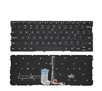 US RU/Russo Tastiera Del Computer Portatile con Retroilluminazione per XIAOMI per MI air13.3 161301 TM1704 TM1703 18408 TM1604 TM1613R (US Nero Retroilluminazione)